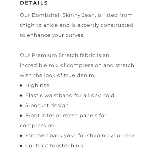 Torrid Bombshell Skinny Jean Premium Dark Wash - Picture 5 of 12